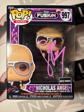 Simon Pegg Autograph Signed Nicholas Angel Fusion Funko Pop! ACOA- Hot Fuzz
