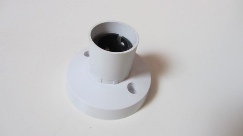 Vintage white bakelite b22 - white,