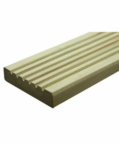 Grade treated wood decking - a,