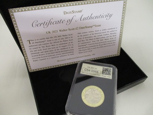 Sir walter scott datestamp - walter, £2