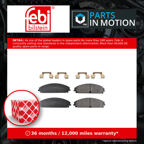 Brake pads set - fits, dodge