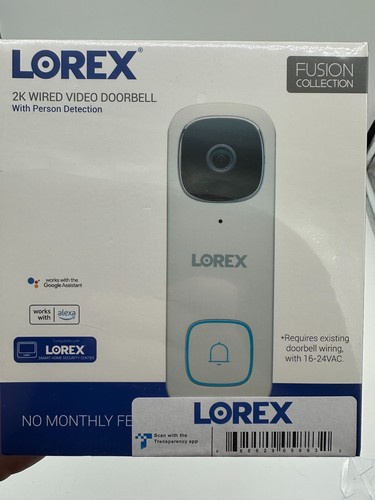 Lorex wired white video - 2k,