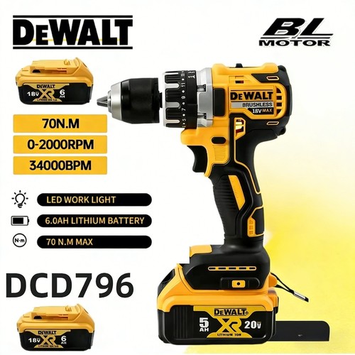 Dewalt dcd796 18v combi - xr, bl