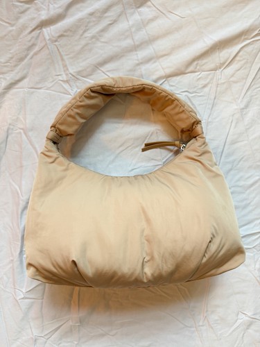 Padded beige tan - padded, bag
