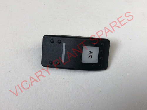 Aux switch decal - aux, jcb