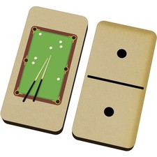 'Billiard Table' Domino Set &