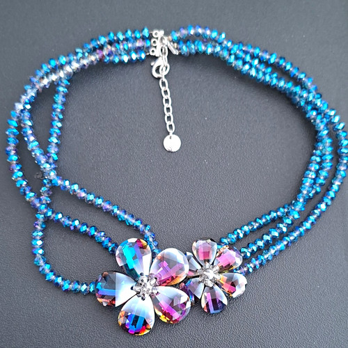 Butler wilson blue crystal - &,