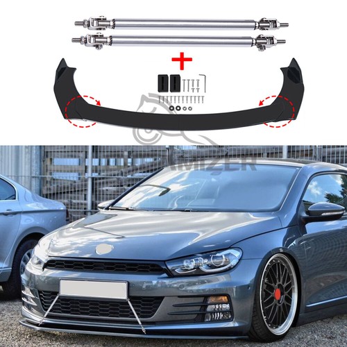 Black front bumper lip - bumper,