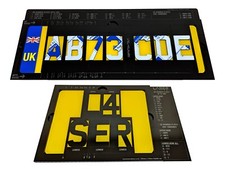 4D 3D Number Reg Plate Jig Kit