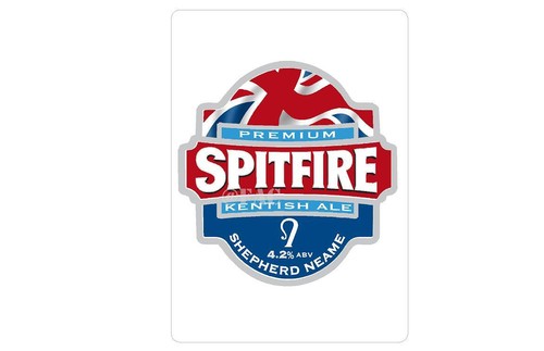 Spitfire ale beer - fridge, pub