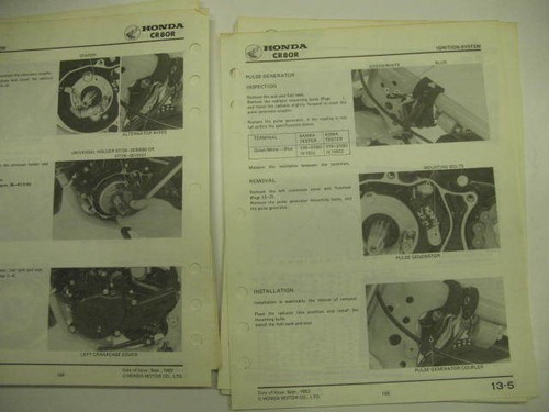 Honda shop repair manual - repair,