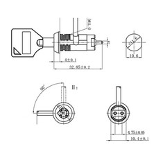 12mm Stainless Steel Lock with