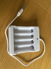 AA Battery or AAA Battery Charger powered by USB Good For Solar Panel