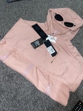C.P Company Authentic Brand New Goggle Jacket, Salmon Pink- Size M