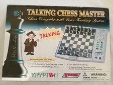 Learn to play Talking Chess Master by Krypton excellent condition 100% complete 