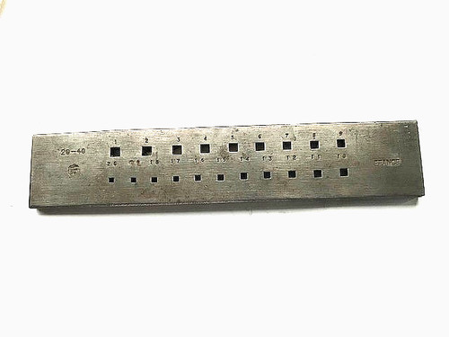 Draw plate wire former - plate,,