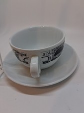 1 Medium Coffee Cup And Saucer D'ancap Italy