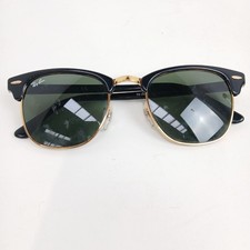 Ray Ban Sunglasses RB 3016 Clubmaster Black Gold -WRDC