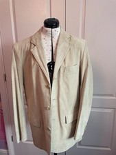 Men’s Cream Dude Blazer Style Jacket Size 42 Never Worn