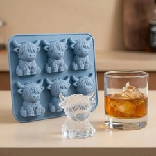 Mini Highland Cow Ice Cube