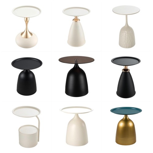 Round metal side - side, vintage