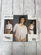 VOGUE Sewing Pattern 1089 Vest