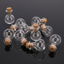 10pcs small mini glass bottles - small,