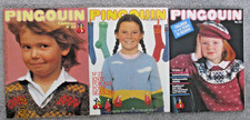 3 Pingouin Children Knitting Patterns magazines numbers  22 / 27 / 52
