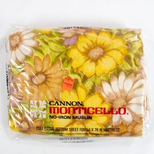 Vtg Cannon Aloha Bed Sheet
