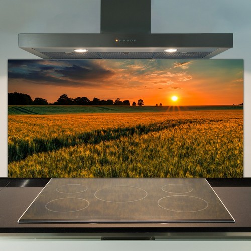 Glass kitchen splashback - kitchen,