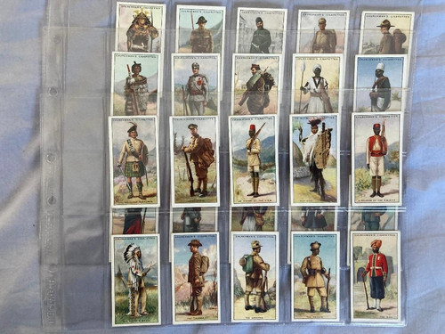 Cigarette cards warriors - warriors, of