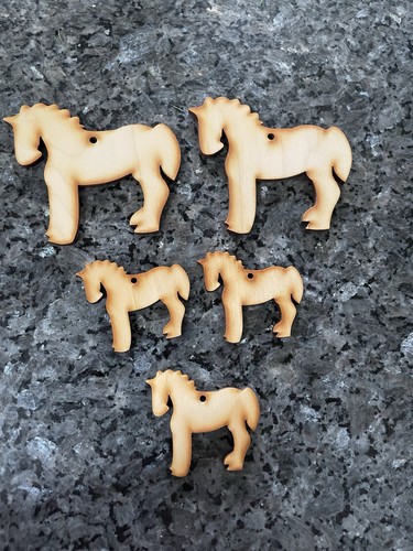 Horse blank wood - horse, shapes
