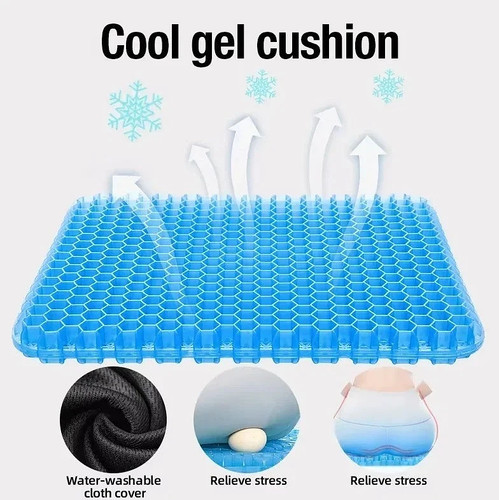 Honeycomb gel seat cushion - gel,
