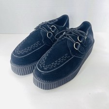 TUK Black Suede 2 Eyelet Viva