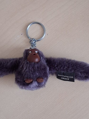New kipling plush - new, purple