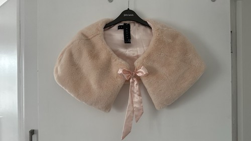Ladies pink faux fur - ladies,