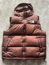 Mens The North Face 1996 Nuptse Down Gilet Brown