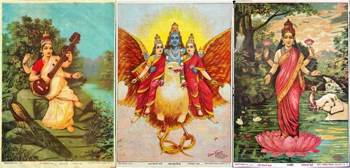 Ravi varma vintage prints - ravi,