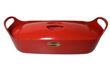 Cast Iron Casserole Dish Timo Sarpaneva Rosenlew Finland enamel fish kettle