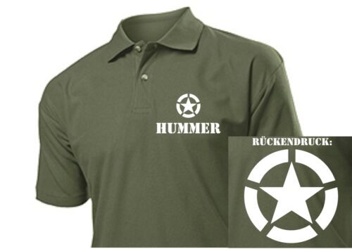 Army polo shirt hummer - us,