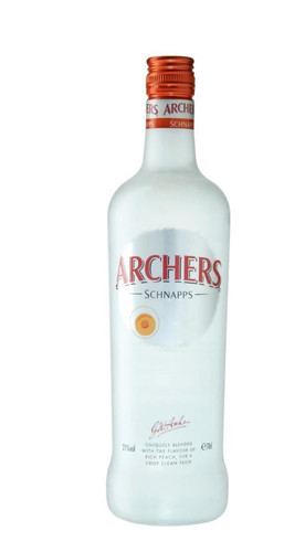 Archers peach schnapps 70cl - peach,