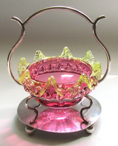 Victorian cranberry uranium - cranberry,