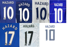 Hazard Chelsea 2007-2019  EPL NAME AND NUMBER SET, Home Away  CHOOSE one
