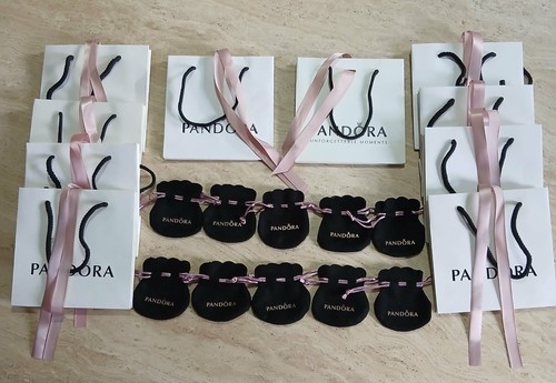 10x pandora gift bags - pandora,