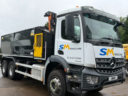 2023 plate mercedes arocs - 23,