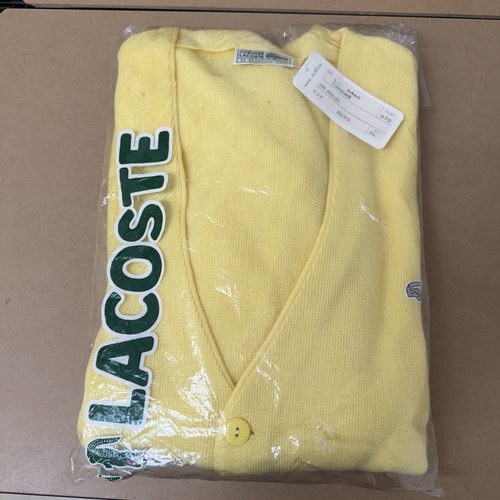 Vintage lacoste cardigan - lacoste, mens