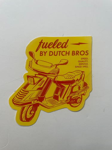 Dutch bros fueled - dutch, ‘fueled