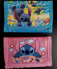 2 X Disney Stitch Wallets Pink Blue  Kids Coin Purse Birthday Gift Bag Filler #4