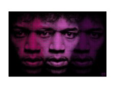 "Hendrix - Purple Hazy" 36 x