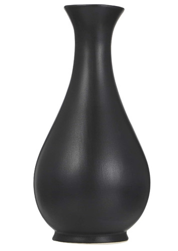 Tall ceramic vase pottery - vase,